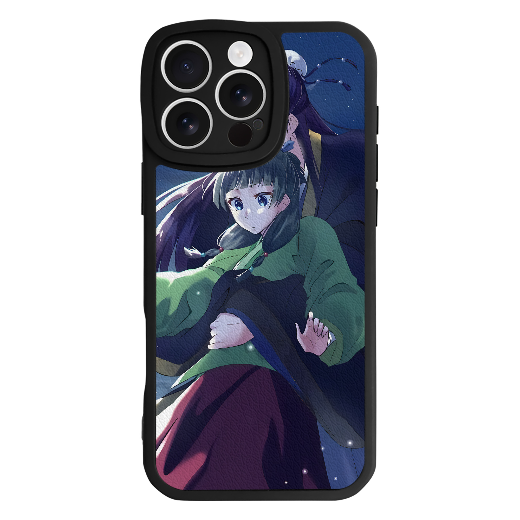 （画像用） 薬屋のひとりごと The Apothecary Diaries 【iPhone 16シリーズ対応】シリコンスマホケース（レザー調） 材質：シリコン